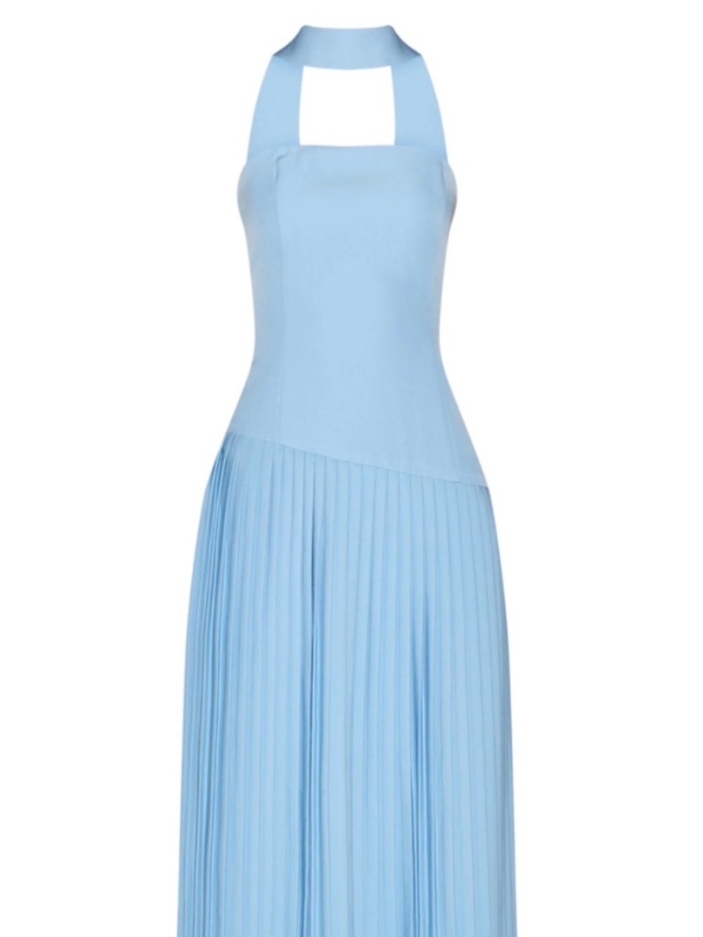 Pretty Little Thing blue long dress
